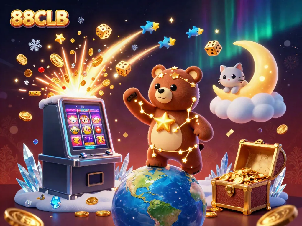 Experience the thrilling adventures at 88CLB with dazzling 3D casino games and lucky symbols.