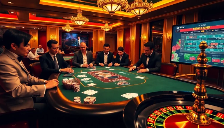 Experience the thrill of winning at 58WIN with a vibrant casino atmosphere and high-stakes poker.