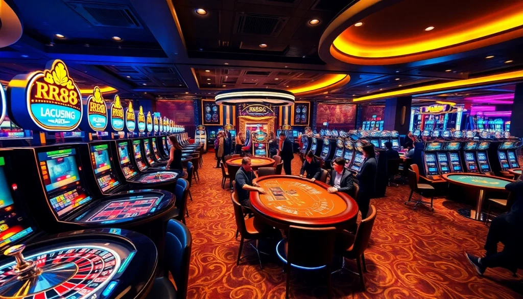 Experience thrills at RR88 with glamorous casino games and vibrant ambiance.