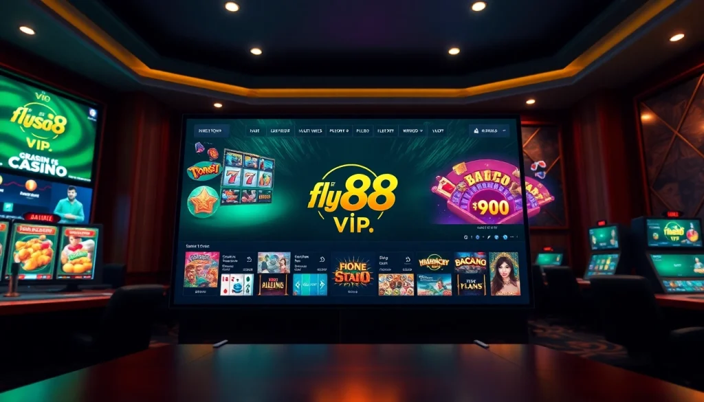 fly88 vip online casino experience with vibrant games and a luxurious atmosphere