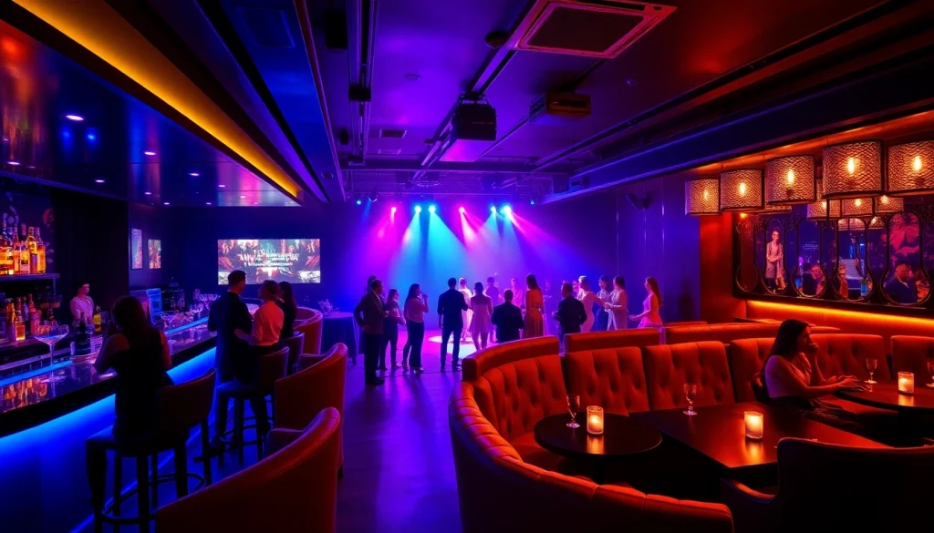Dinner SXM experience at Club Noir with vibrant nightlife, luxurious seating, and live performances.
