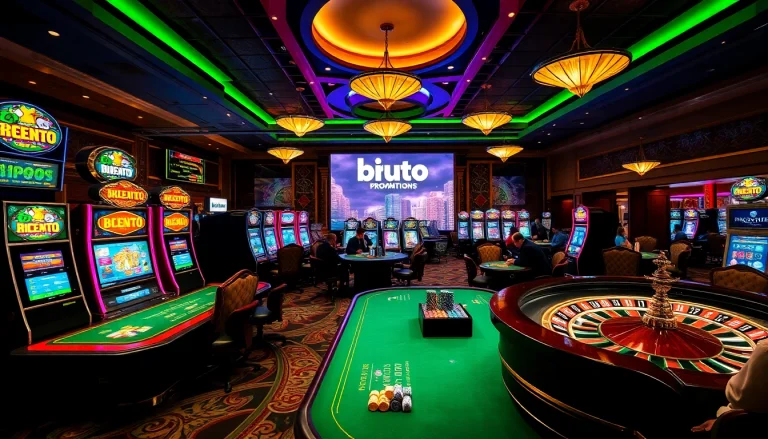 Experience birutoto excitement with vibrant slot machines and intense casino action.
