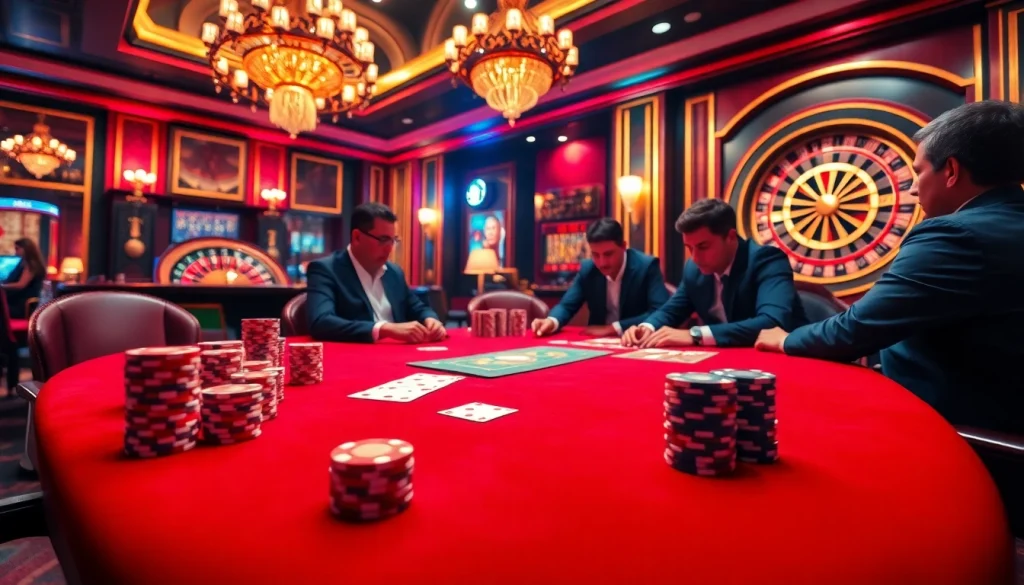 Experience high-stakes poker action at TX88 with vibrant casino ambiance and professional players.