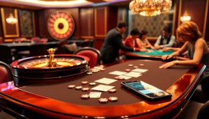 Experience the thrill of winning at https://go8.bz/ with vibrant casino gaming visuals of poker, roulette, and online betting.