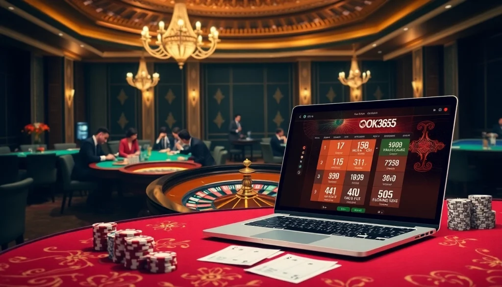 Engage in thrilling betting experiences with OK365 đăng nhập on an elegant casino platform.