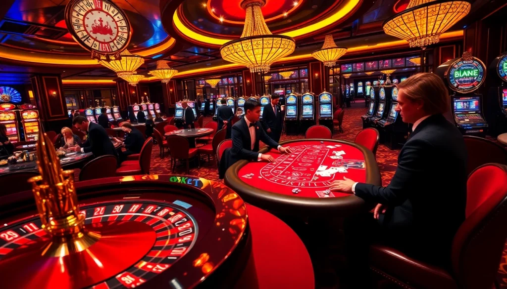 Gambling excitement at a poker table in a luxurious casino setting with 789f branding.