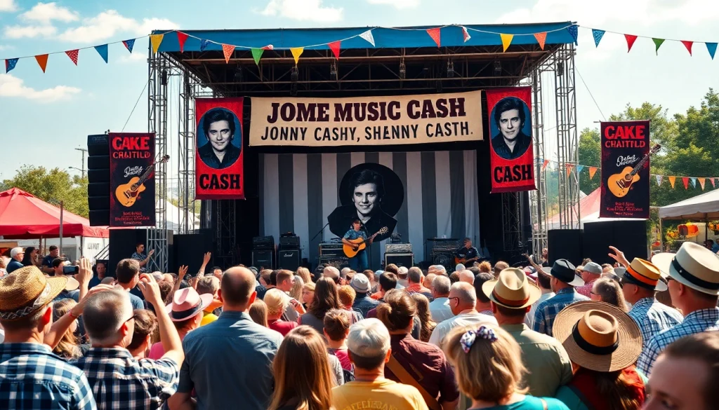 Celebrate with fans at the Johnny Cash birthday festival, featuring live music and festive atmosphere at johnnycashbirthday.com.