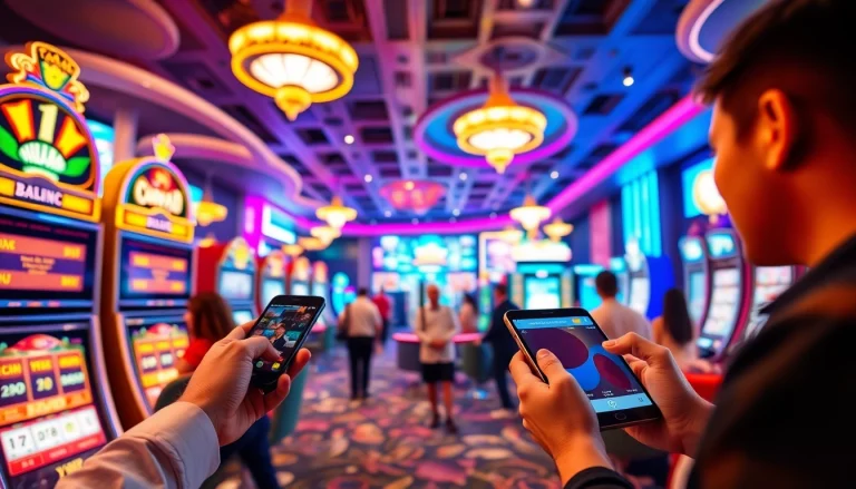 Engaging image representing an online gambling experience at hello88win.live with vibrant casino visuals and players.