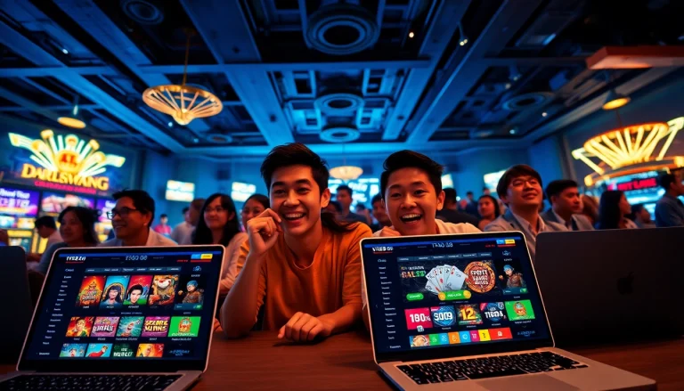 Engaged players enjoying games on tk88win.live, showcasing excitement and a user-friendly online betting experience.