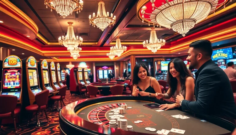 Experience high-stakes excitement at Luck8's vibrant casino floor with luxurious games