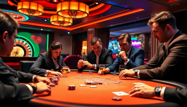 Enjoying high-stakes gameplay at https://vj88vn.com/ with vibrant casino atmosphere.