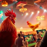 Experience the excitement of SV368 live cockfighting with vibrant visuals and engaging betting interfaces.