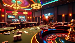 SV388 engages players with exciting live online cockfighting action and casino gaming.