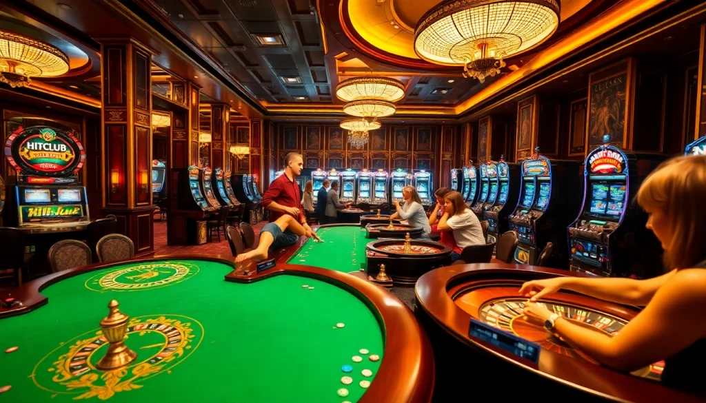 Join the excitement at HITCLUB with thrilling poker plays and winning moments at the casino.