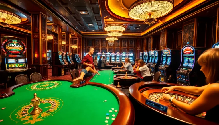 Join the excitement at HITCLUB with thrilling poker plays and winning moments at the casino.