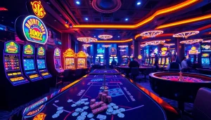 Experience the thrill of the digital casino at ev88win.live with vibrant gaming tables and exciting atmosphere.