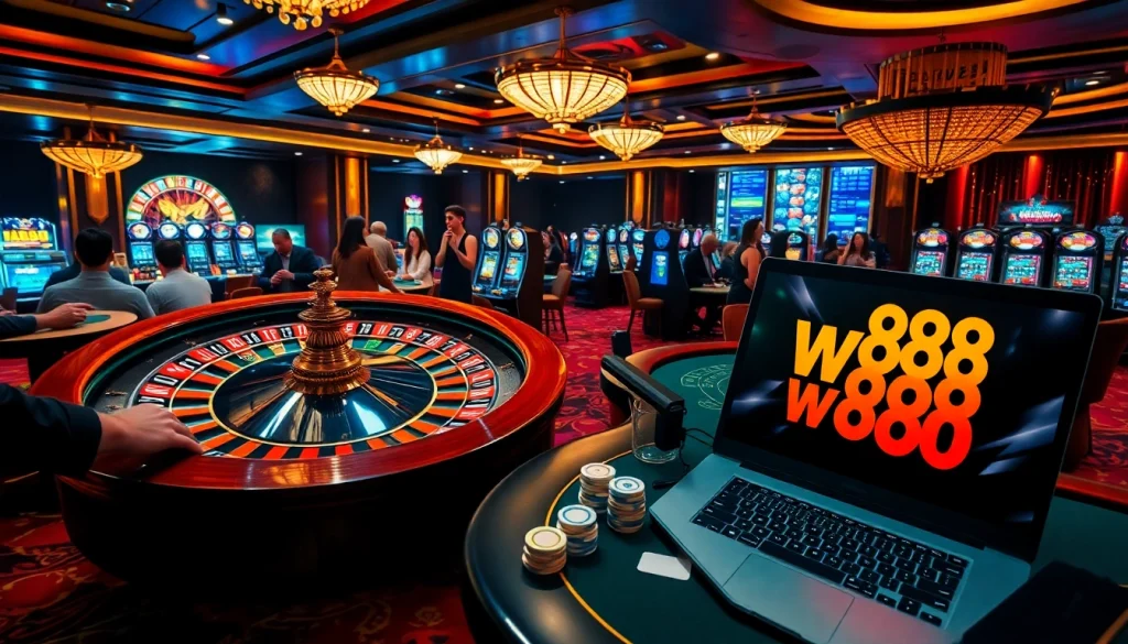 Experience the excitement of casino gaming with ww88, featuring roulette, poker, and online slots.