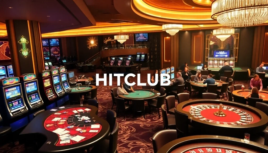 Experience the excitement of casino gaming at HITCLUB with vibrant tables and thrilling action.