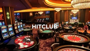 Experience the excitement of casino gaming at HITCLUB with vibrant tables and thrilling action.