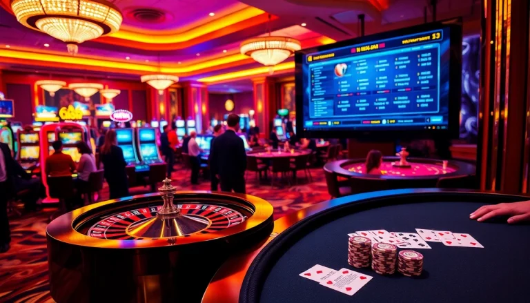 Experience the thrilling atmosphere of nhà cái BL555 with vibrant casino games and live betting excitement.