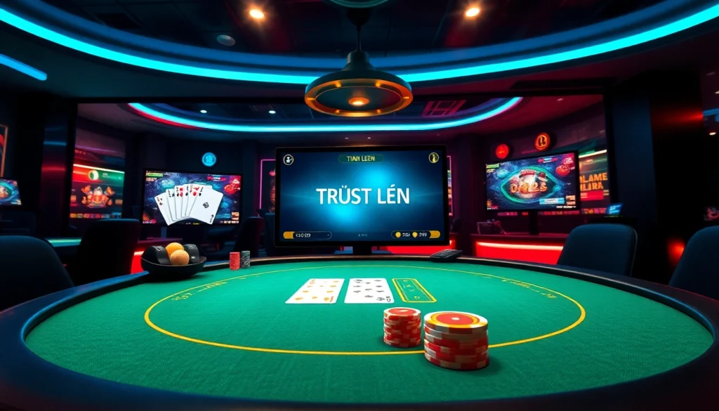 Engaging online gameplay scene highlighting topgamebaidoithuong.mx with vibrant card game graphics.