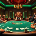 Experience high-stakes action with players engaged at a uu88 poker table in a luxurious casino.