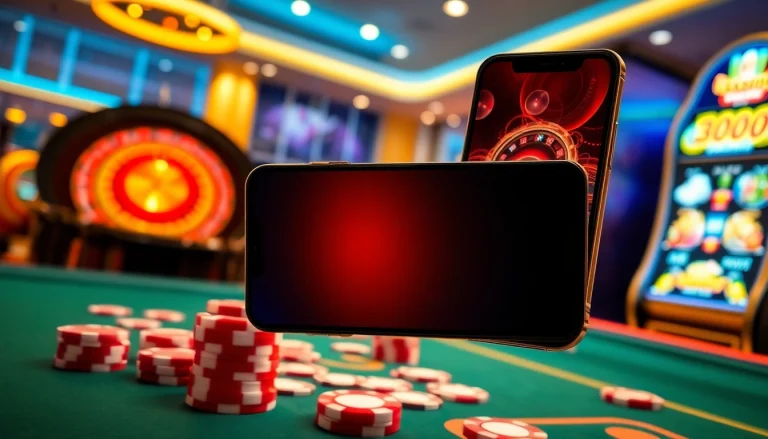 Experience the excitement of tải app ok9 in a luxurious online casino setting with vibrant graphics.