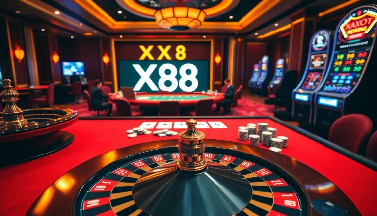 Experience the thrill of winning at XX88 with vibrant casino games and exciting poker tables.