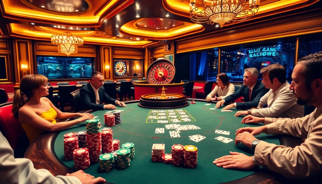 Experience the excitement of poker at 79King casino with vibrant tables and colorful chips.