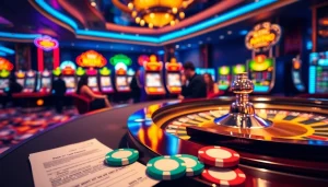 Experience thrilling betting at 88i đăng nhập with colorful casino tables and vibrant slot machines.