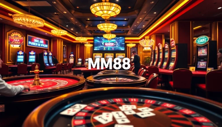 Experience high-stakes excitement at https://mm88.global/ with luxurious casino visuals featuring poker and roulette.