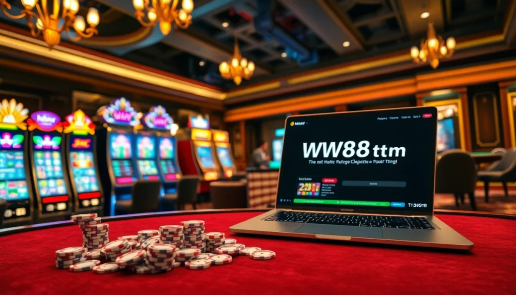 Play now on http://ww88tg.com/ and experience thrilling casino games with premium poker chips and vibrant slot machines.