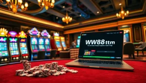 Play now on http://ww88tg.com/ and experience thrilling casino games with premium poker chips and vibrant slot machines.