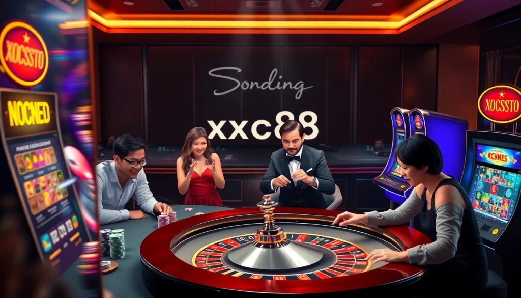 Experience the thrill of winning at xocdia88 with an engaging online casino interface.