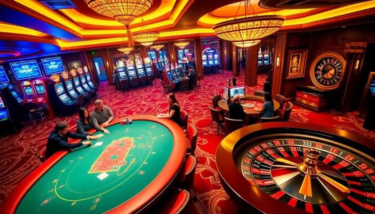 Experience the thrill of Luckywin with vibrant casino action at the poker table.