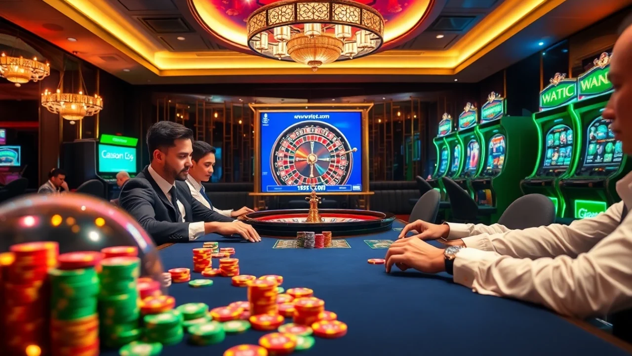 Experience the thrill of high-stakes poker at http://ww88tg.com/ with colorful chips and exciting gameplay.