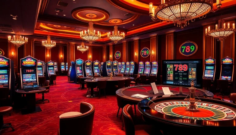 High-stakes game action at 789club featuring luxurious casino ambiance and posh gaming elements.