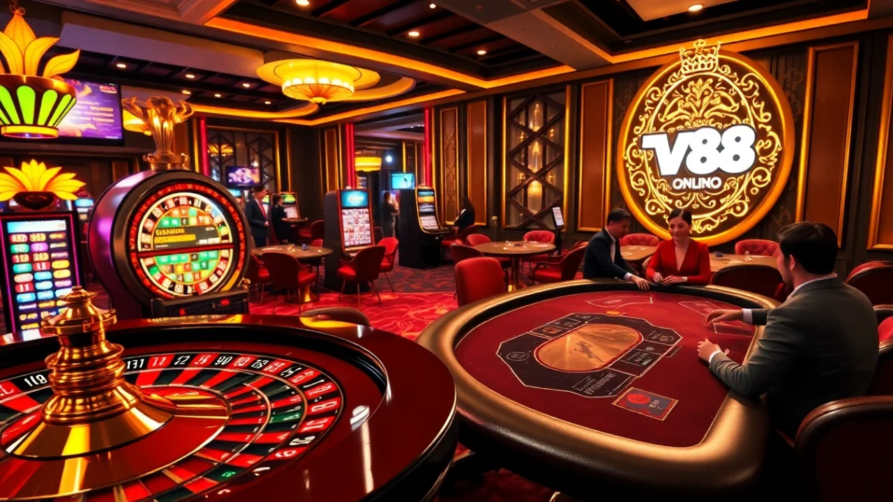 Engage in exciting gambling at EV88 với professional casino gaming atmosphere.