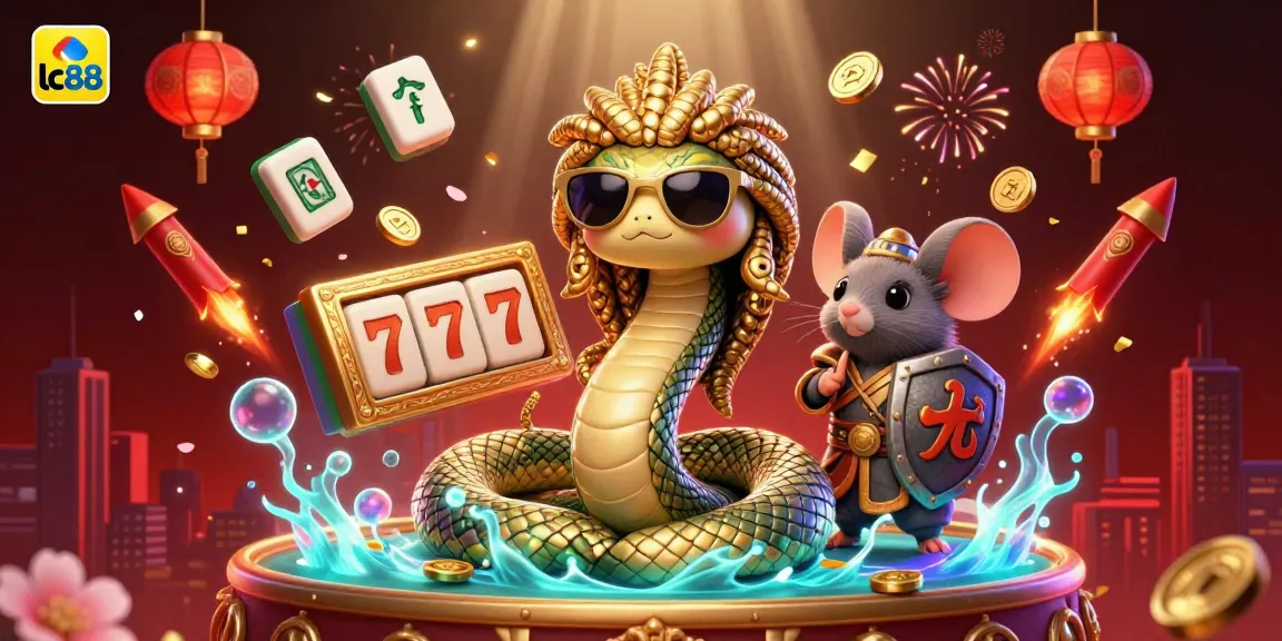 Engage with lc88's thrilling features in this dynamic casino game scene filled with excitement.