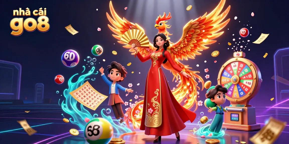 Play at nhà cái go8 with vibrant lottery elements and a captivating Vietnamese theme.