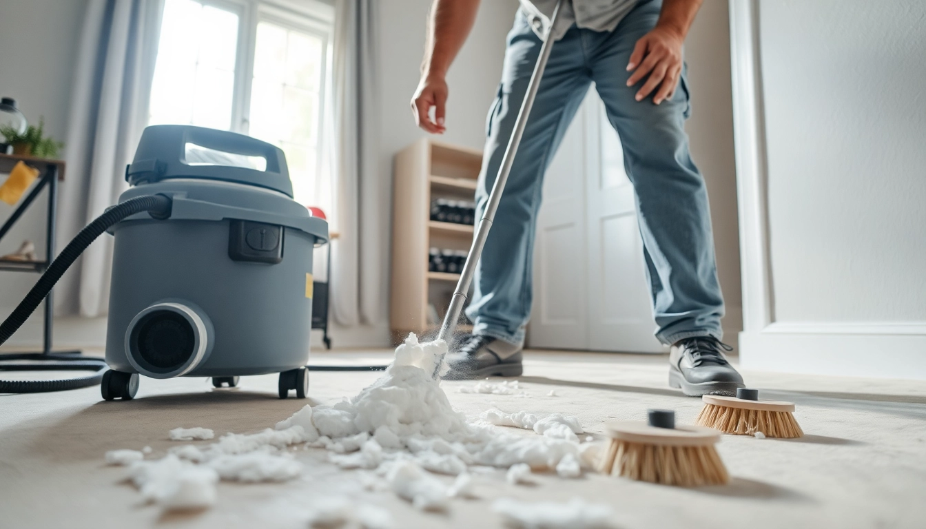 Understanding spray foam removal guidance through a professional contractor demonstrating safe techniques.