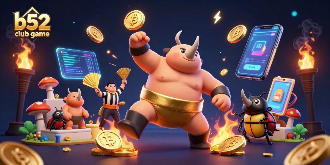 Experience the excitement of the b52 club game with dynamic cartoon characters in a colorful casino atmosphere.