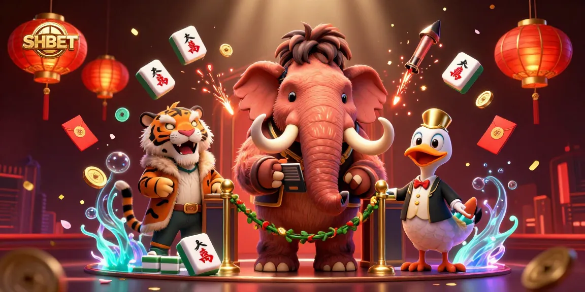 Experience the vibrant world of SHBET with entertaining casino characters and elements.